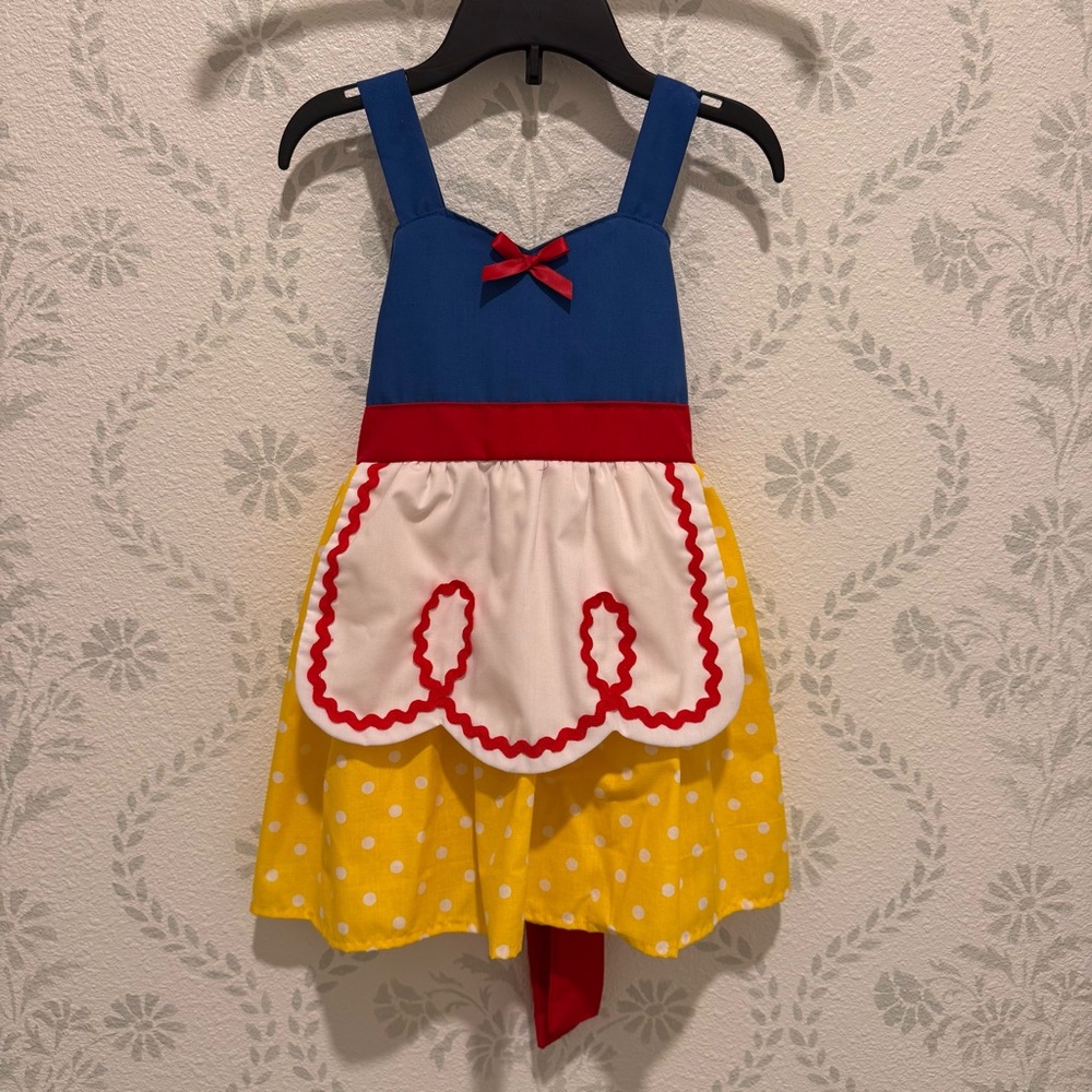Snow White apron dress - 18/24 mos.